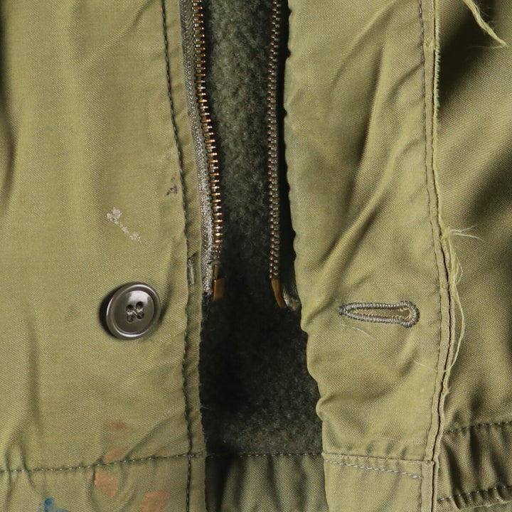Special Price: Vintage A-2 Deck Jacket, Military Style, Men's Size L unclear Khaki type sage green Vintage Second Hand