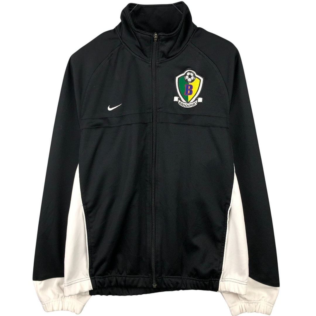 2000'S Nike Team College Track Jacket, Men's Size L polyester black type Vintage Second Hand