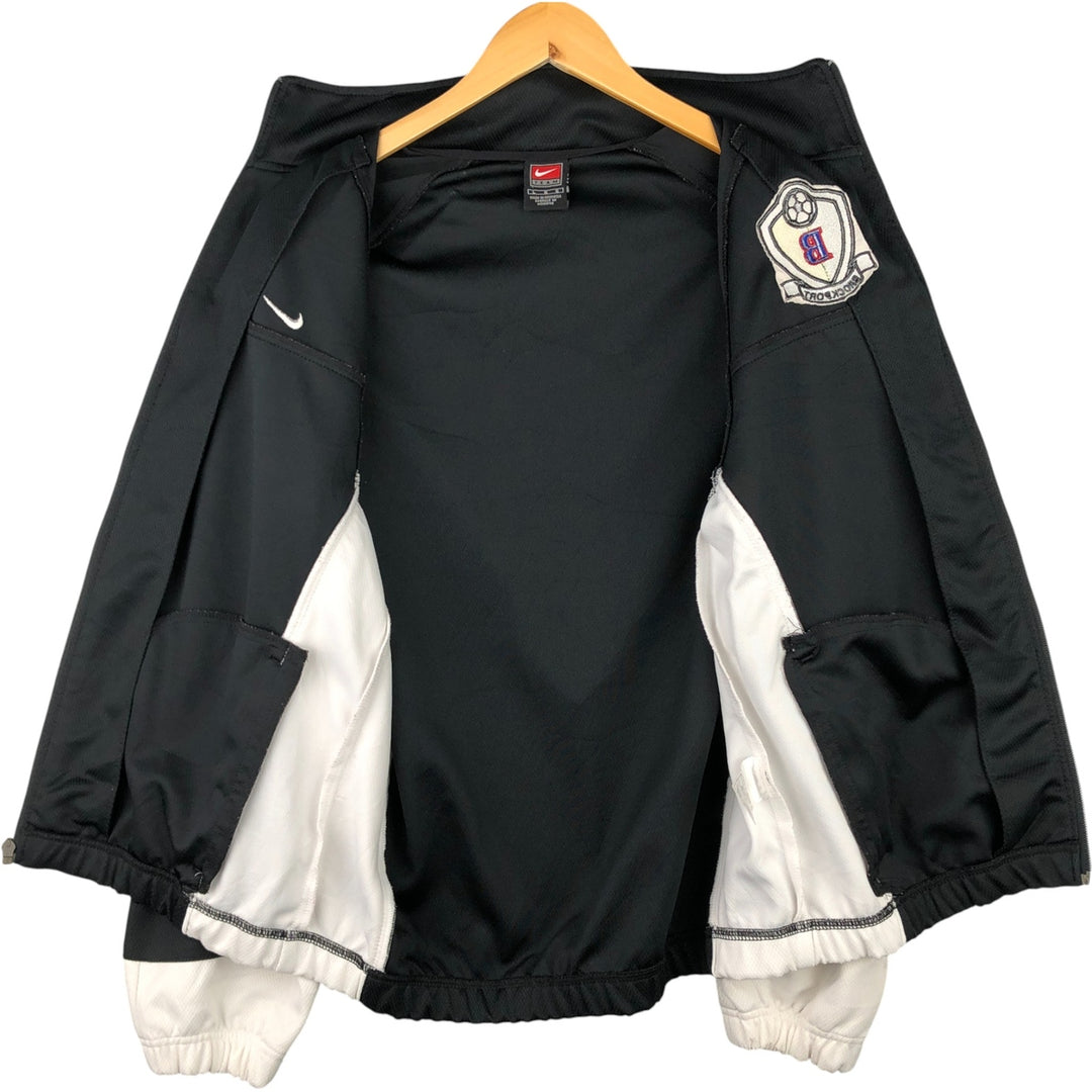 2000'S Nike Team College Track Jacket, Men's Size L polyester black type Vintage Second Hand