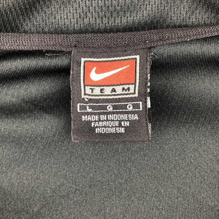 2000'S Nike Team College Track Jacket, Men's Size L polyester black type Vintage Second Hand