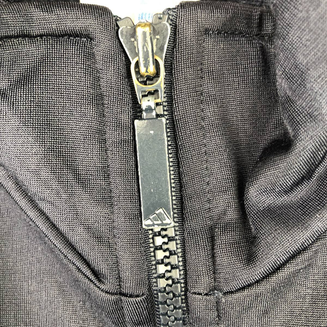 00'S adidas jersey track jacket, men's size S polyester navy blue type Vintage Second Hand