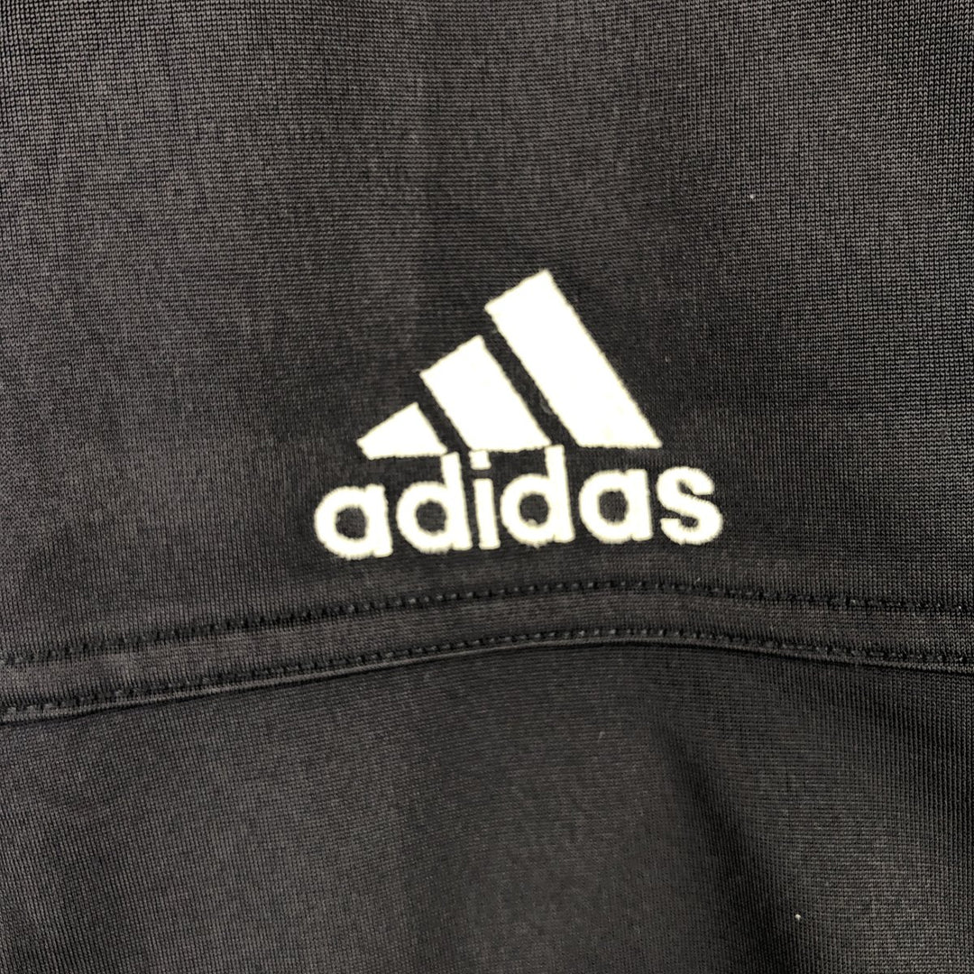 00'S adidas jersey track jacket, men's size S polyester navy blue type Vintage Second Hand