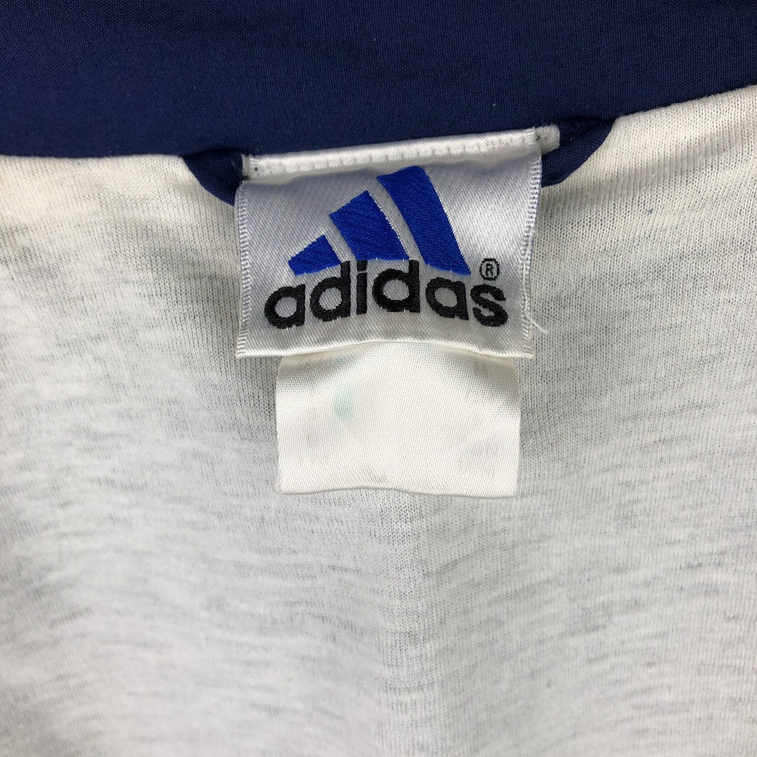 Vintage 90'S Adidas track jacket with back logo, size M, men's unclear Green type dark green Vintage Second Hand