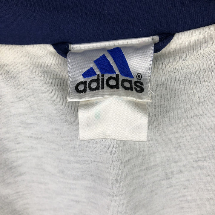 Vintage 90'S Adidas track jacket with back logo, size M, men's unclear Green type dark green Vintage Second Hand