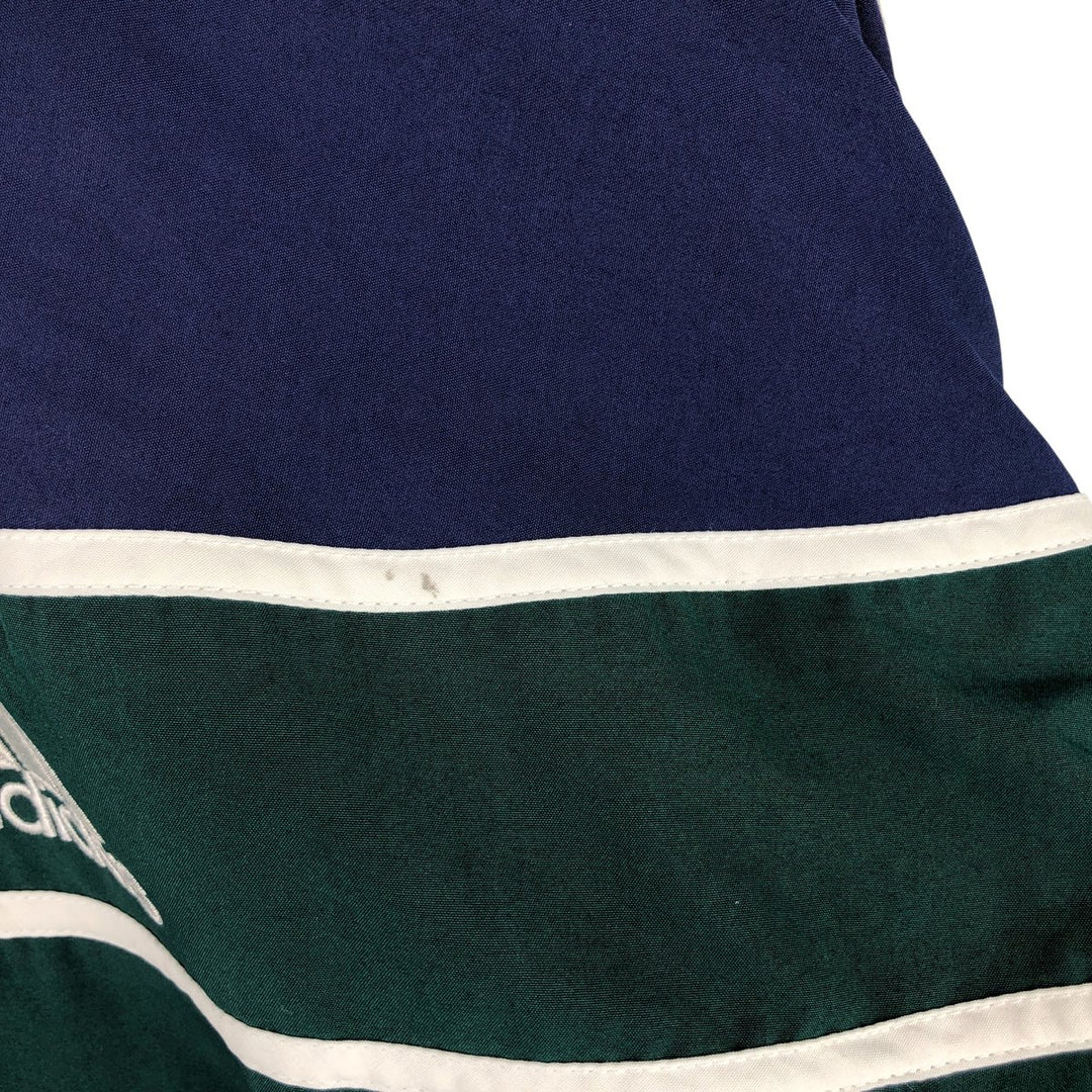 Vintage 90'S Adidas track jacket with back logo, size M, men's unclear Green type dark green Vintage Second Hand