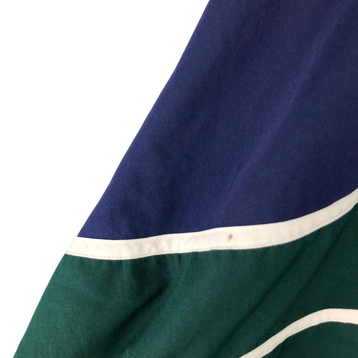 Vintage 90'S Adidas track jacket with back logo, size M, men's unclear Green type dark green Vintage Second Hand