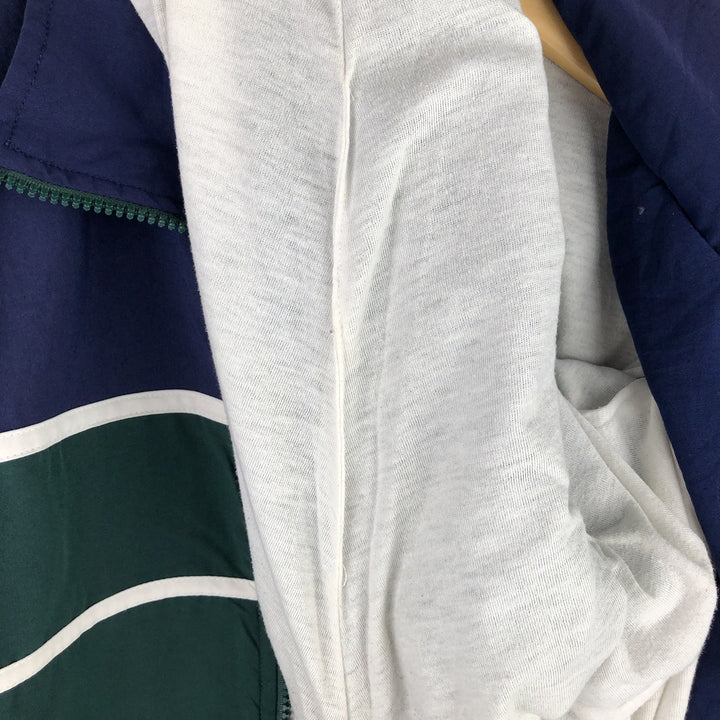 Vintage 90'S Adidas track jacket with back logo, size M, men's unclear Green type dark green Vintage Second Hand