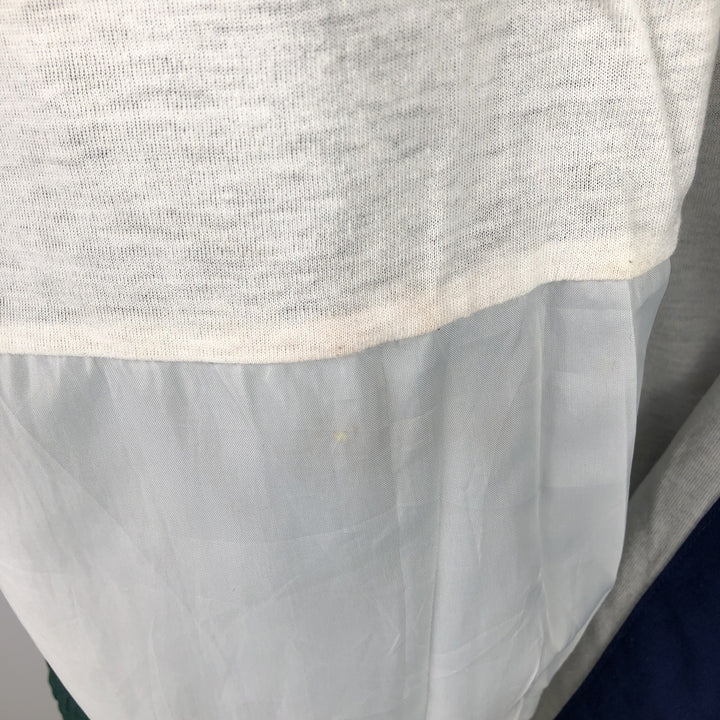 Vintage 90'S Adidas track jacket with back logo, size M, men's unclear Green type dark green Vintage Second Hand