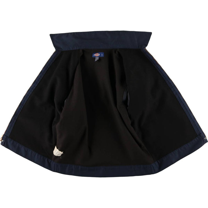 Dickies padded work jacket, men's size L polyester navy blue type Vintage Second Hand