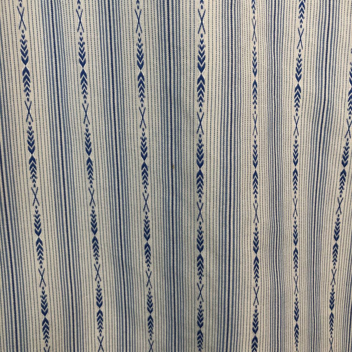 Ralph Lauren Merrin long-sleeved cotton striped shirt, men's XXL cotton white type Vintage Second Hand