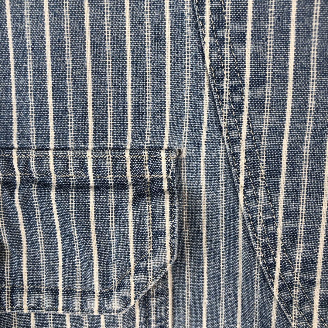Ralph Lauren POLO by Ralph Lauren Long Sleeve Striped Shirt Men's Size L unclear Indigo Vintage Second Hand
