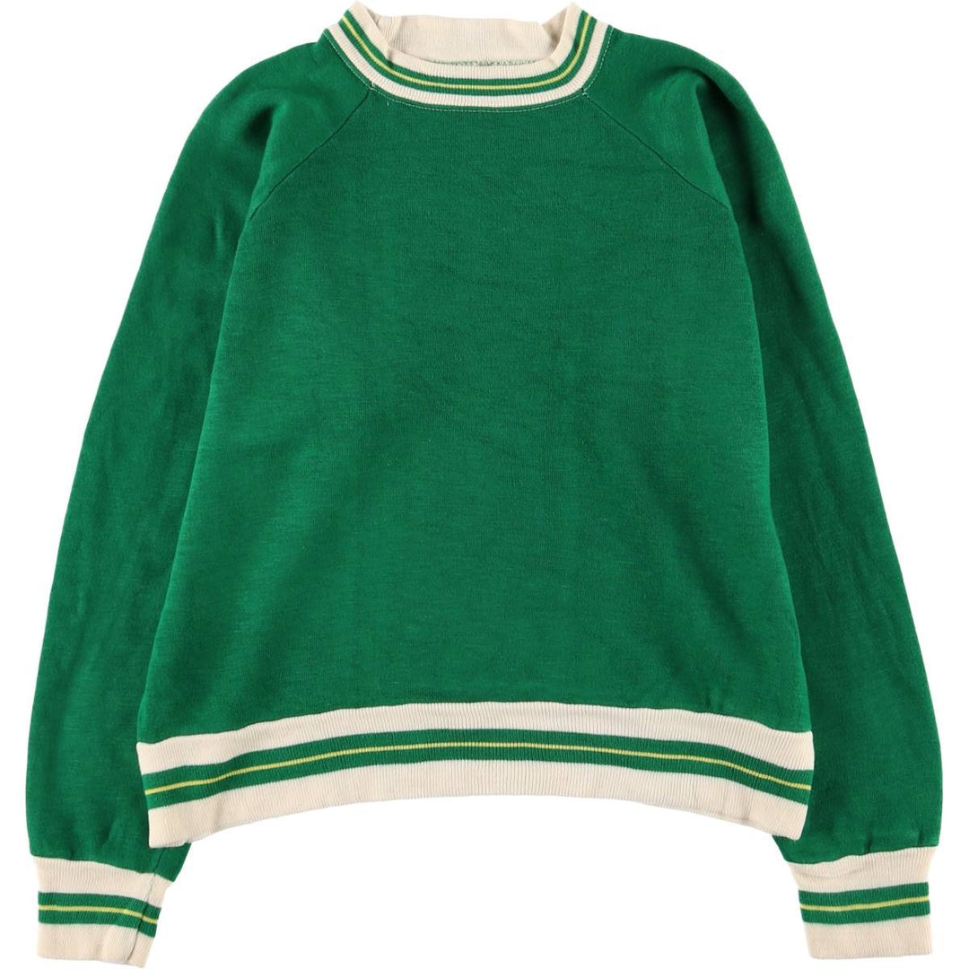 Vintage 1980'S Bassett Walker plain sweatshirt, made in the USA, size small, women's. unclear green type Vintage Second Hand