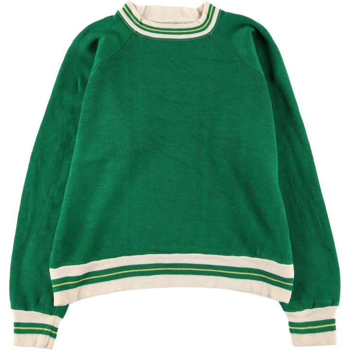 Vintage 1980'S Bassett Walker plain sweatshirt, made in the USA, size small, women's. unclear green type Vintage Second Hand