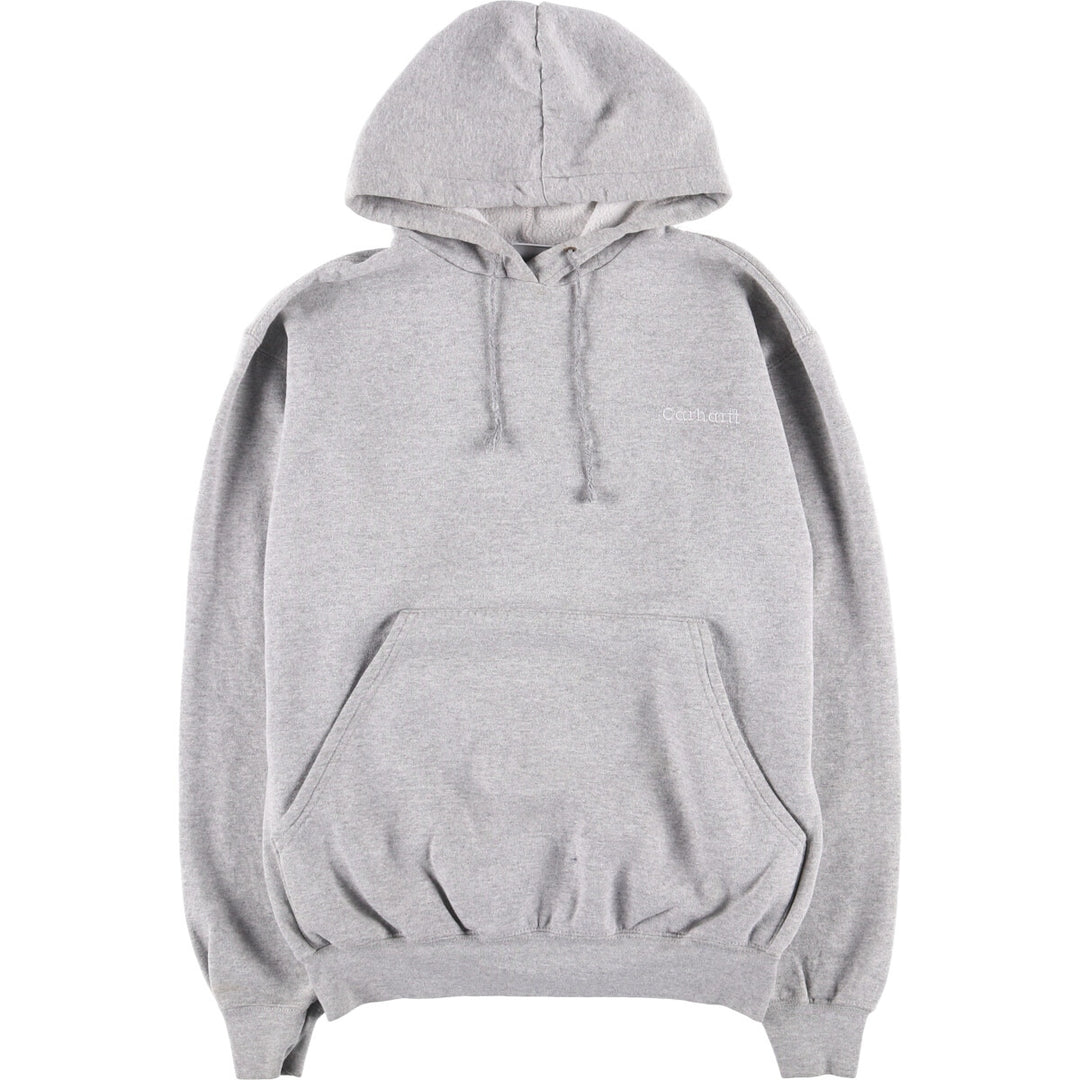Carhartt Sweat Pullover Hoodie, Men's S Size cotton gray type Vintage Second Hand