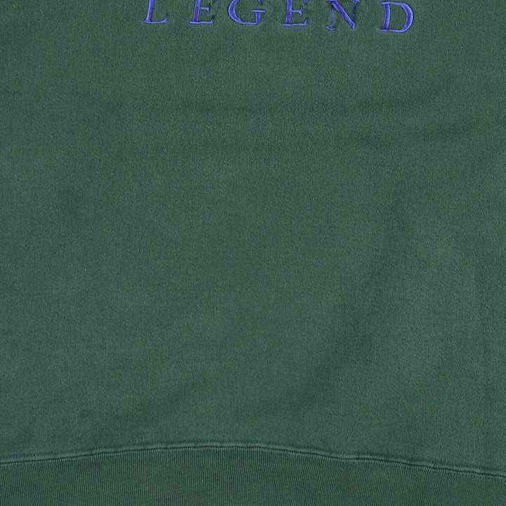Guess logo sweatshirt, Made in USA, Women's XL cotton green type Vintage Second Hand