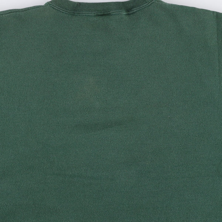 Guess logo sweatshirt, Made in USA, Women's XL cotton green type Vintage Second Hand