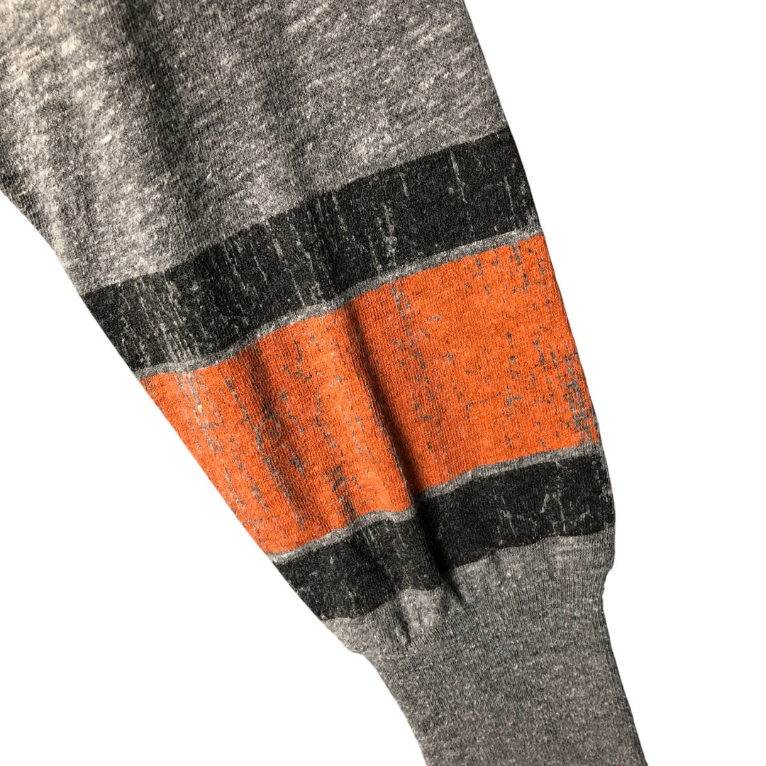 Harley-Davidson Motorcycle Long Sleeve T-Shirt, Women's Size Small unclear white type Vintage Second Hand