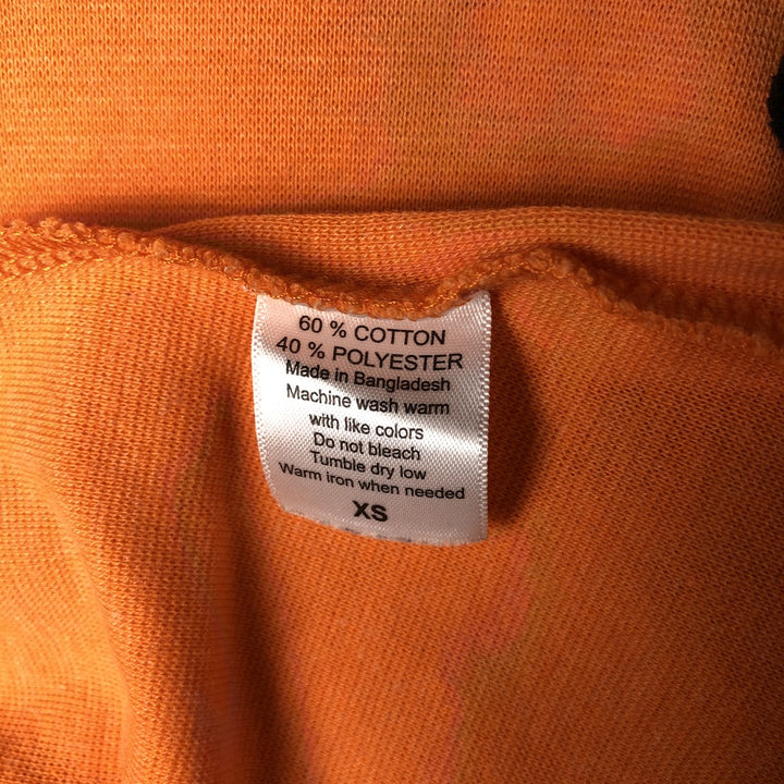 Harley-Davidson Motorcycle Long Sleeve T-Shirt, Men's Size XS cotton orange type Vintage Second Hand