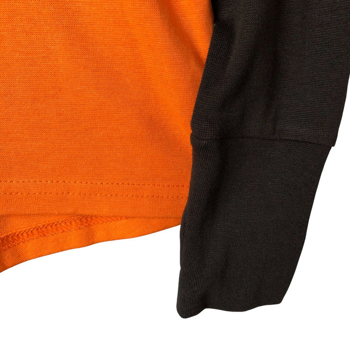 Harley-Davidson Motorcycle Long Sleeve T-Shirt, Men's Size XS cotton orange type Vintage Second Hand