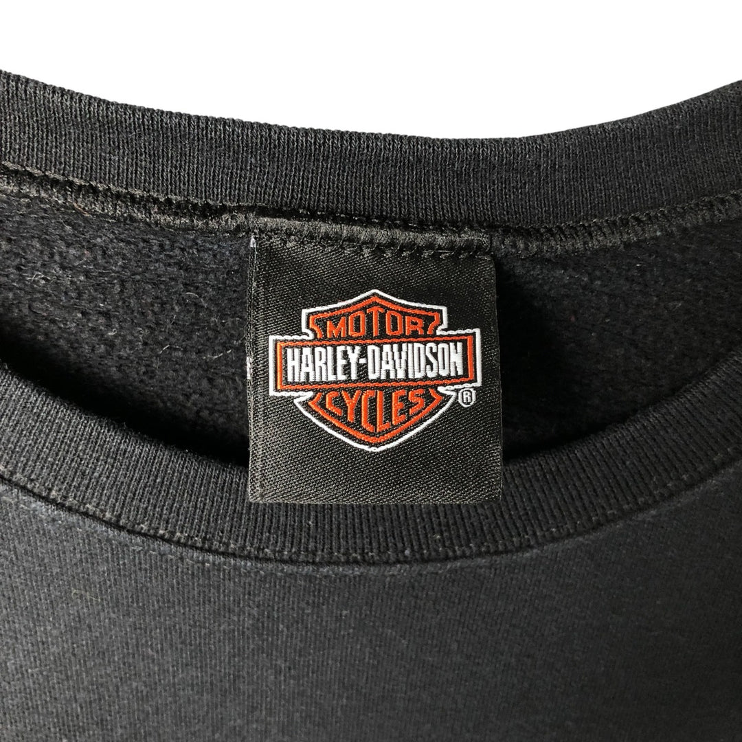 Harley-Davidson Rhinestone Logo Sweatshirt, Women's, Size XL cotton black type Vintage Second Hand