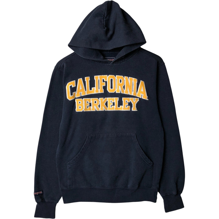 Jansport California Berkeley College Pullover Hoodie, Men's Size XS cotton navy blue type Vintage Second Hand