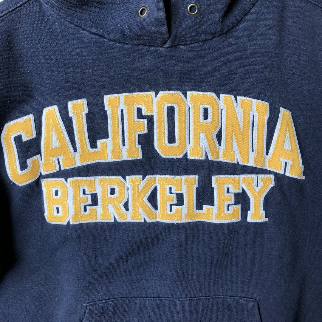 Jansport California Berkeley College Pullover Hoodie, Men's Size XS cotton navy blue type Vintage Second Hand