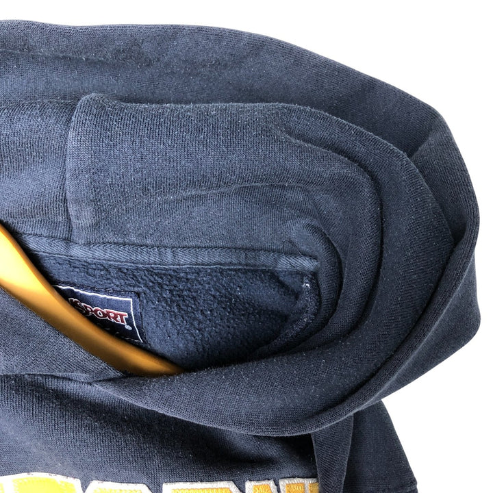 Jansport California Berkeley College Pullover Hoodie, Men's Size XS cotton navy blue type Vintage Second Hand