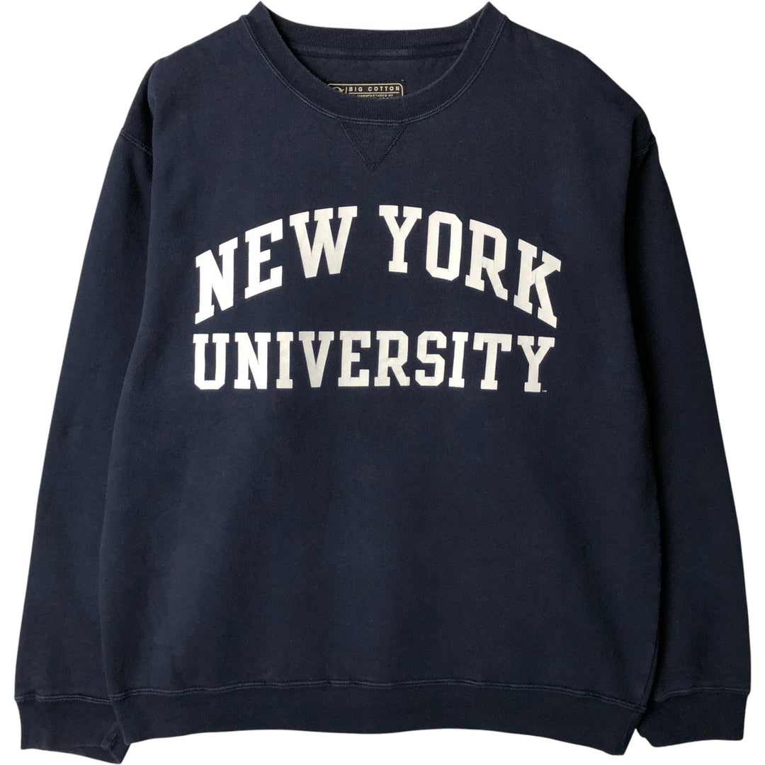 GEAR FOR SPORTS College Sweatshirt, Men's Size Small cotton navy blue type Vintage Second Hand
