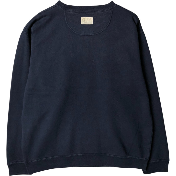 GEAR FOR SPORTS College Sweatshirt, Men's Size Small cotton navy blue type Vintage Second Hand