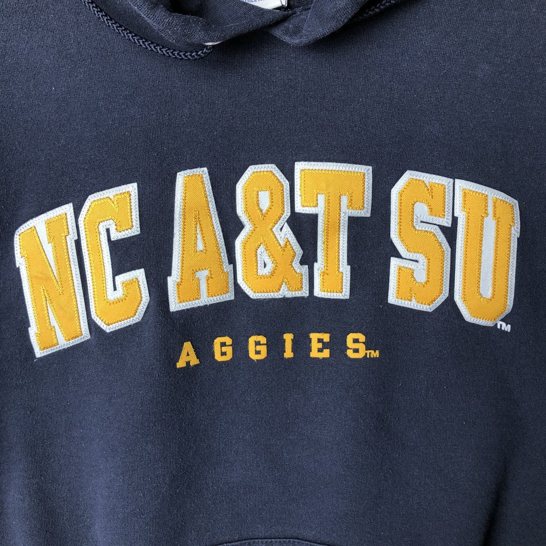 Champion Authentic Athletics Wear College Pullover Hoodie, Men's Size Small cotton navy blue type Vintage Second Hand