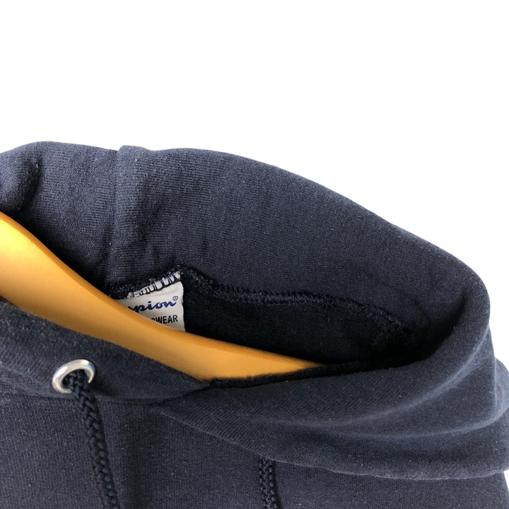 Champion Authentic Athletics Wear College Pullover Hoodie, Men's Size Small cotton navy blue type Vintage Second Hand