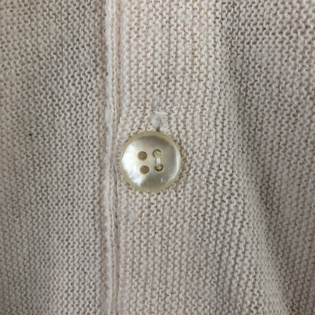 Vintage 60s-70'S JCPenney Towncraft Acrylic Knit Cardigan, Men's XL Oron Acrylic white type Vintage Second Hand