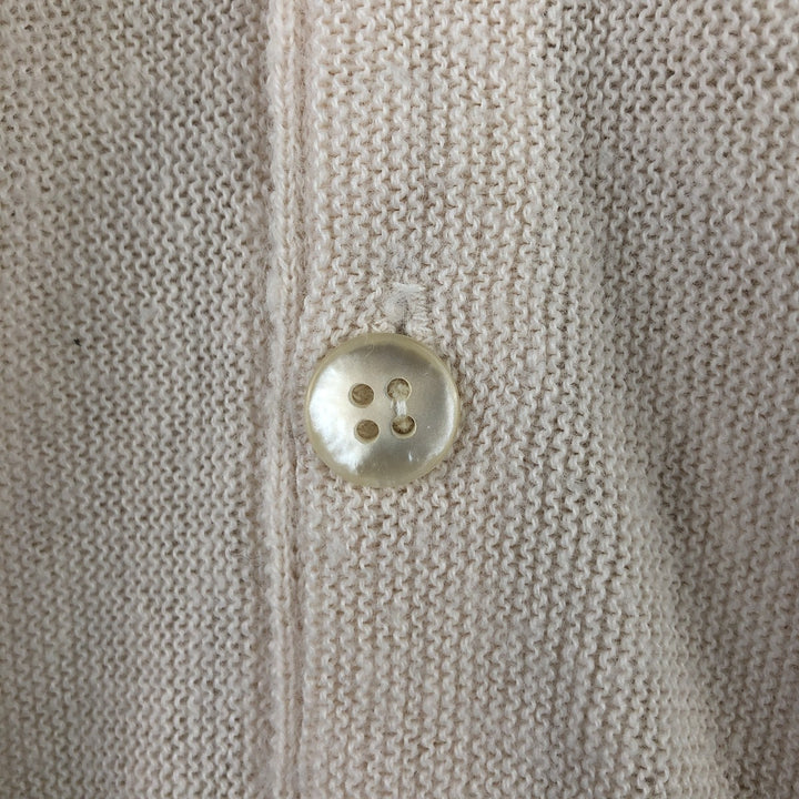 Vintage 60s-70'S JCPenney Towncraft Acrylic Knit Cardigan, Men's XL Oron Acrylic white type Vintage Second Hand
