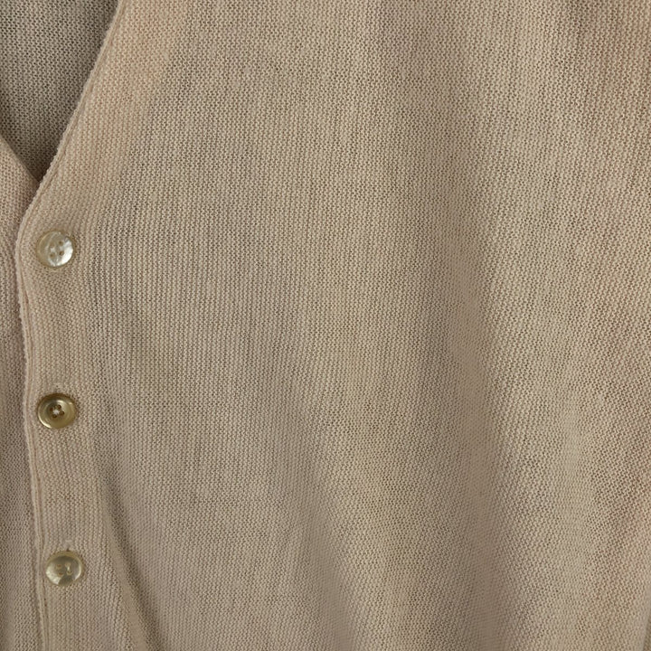 Vintage 60s-70'S JCPenney Towncraft Acrylic Knit Cardigan, Men's XL Oron Acrylic white type Vintage Second Hand