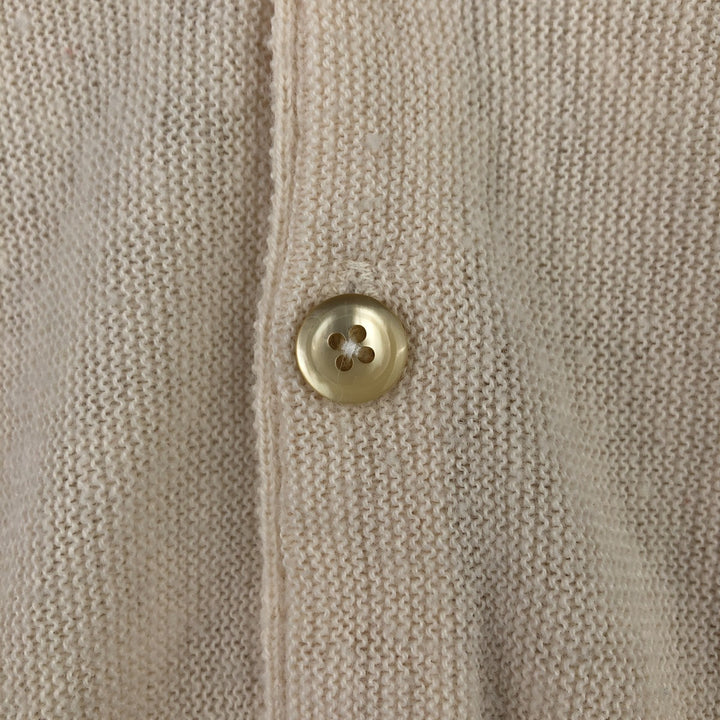 Vintage 60s-70'S JCPenney Towncraft Acrylic Knit Cardigan, Men's XL Oron Acrylic white type Vintage Second Hand