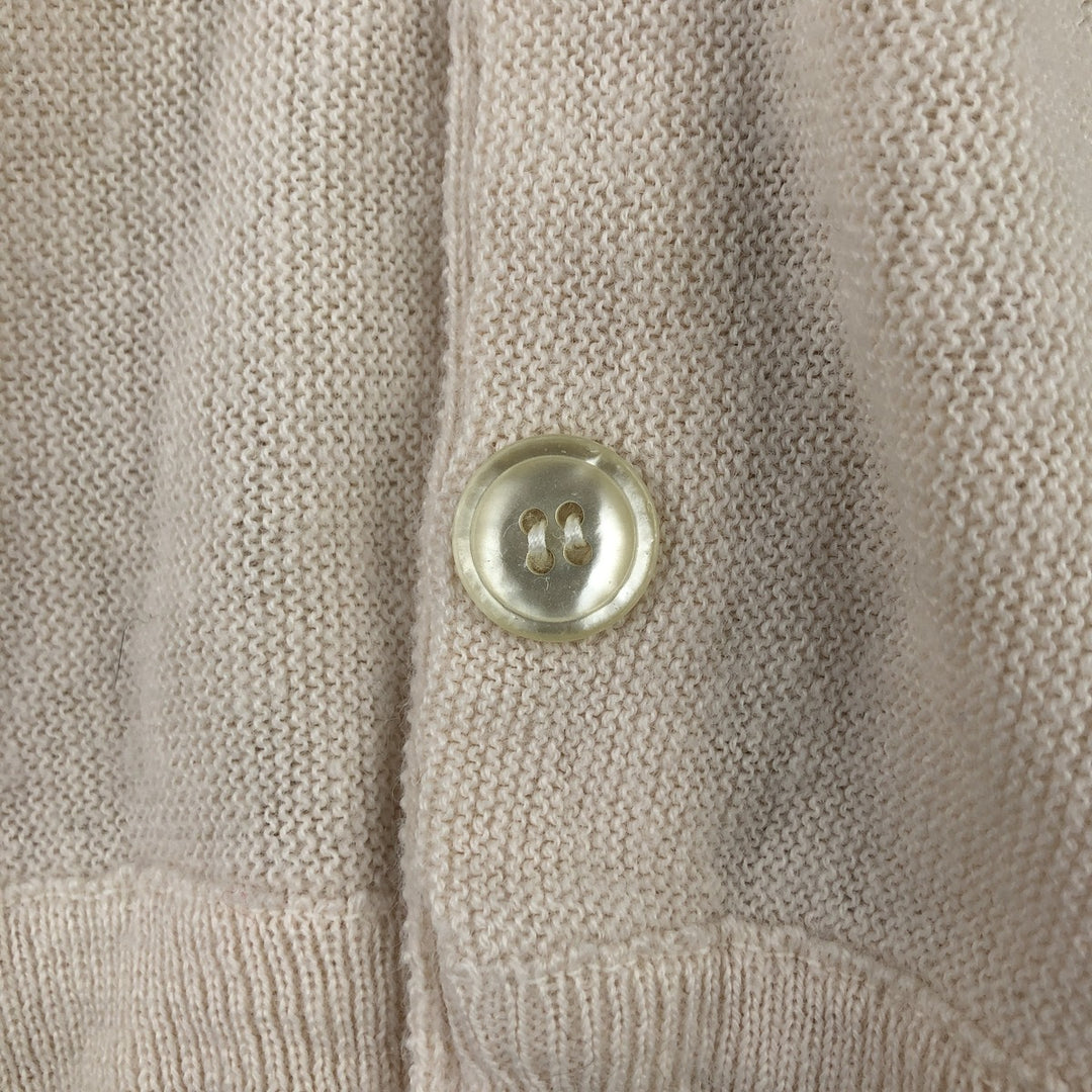 Vintage 60s-70'S JCPenney Towncraft Acrylic Knit Cardigan, Men's XL Oron Acrylic white type Vintage Second Hand