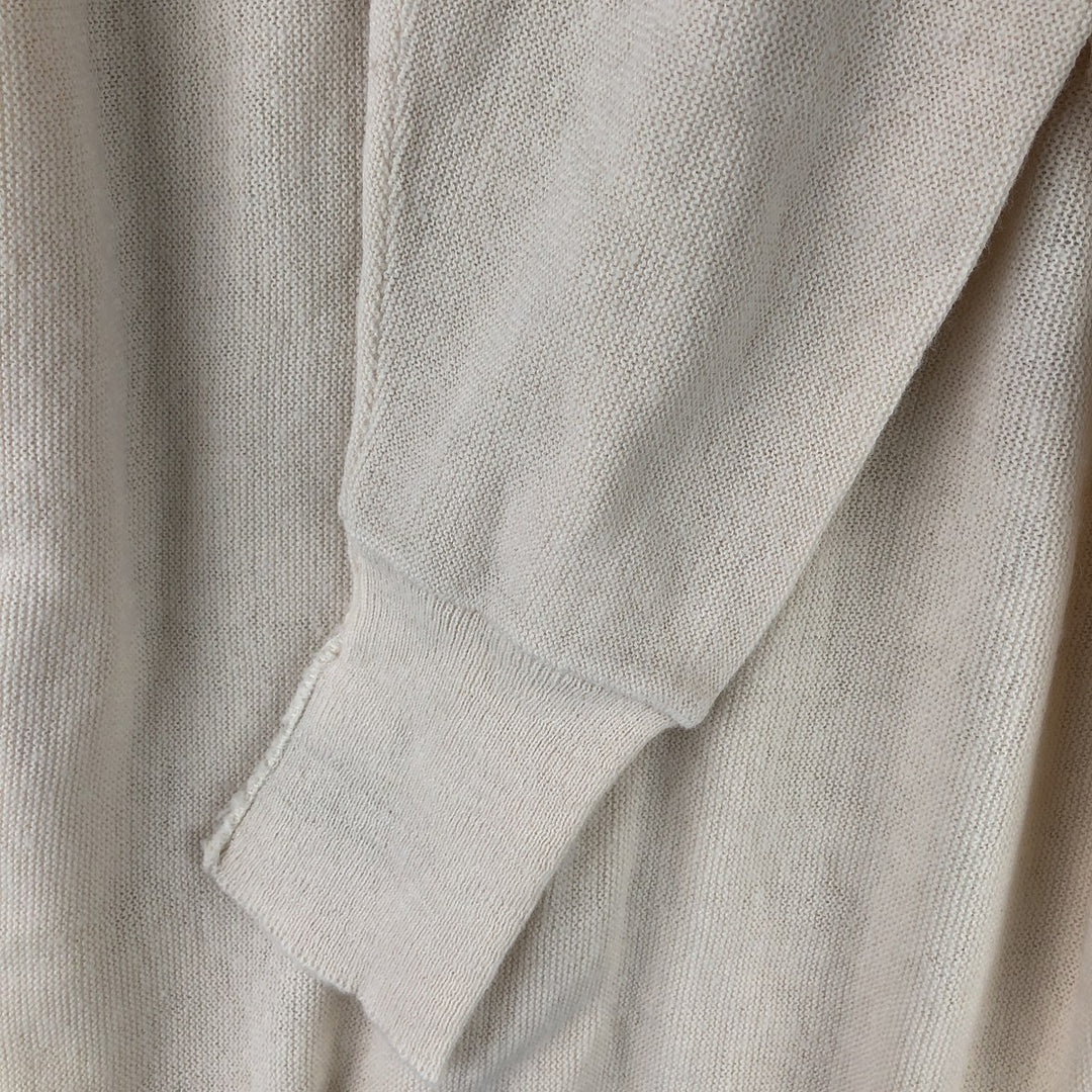 Vintage 60s-70'S JCPenney Towncraft Acrylic Knit Cardigan, Men's XL Oron Acrylic white type Vintage Second Hand