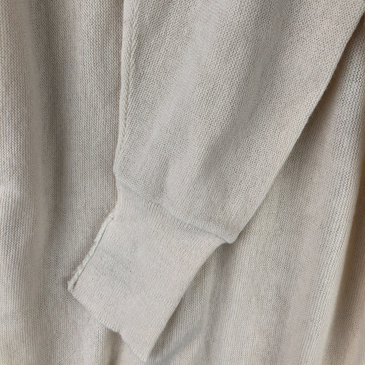 Vintage 60s-70'S JCPenney Towncraft Acrylic Knit Cardigan, Men's XL Oron Acrylic white type Vintage Second Hand