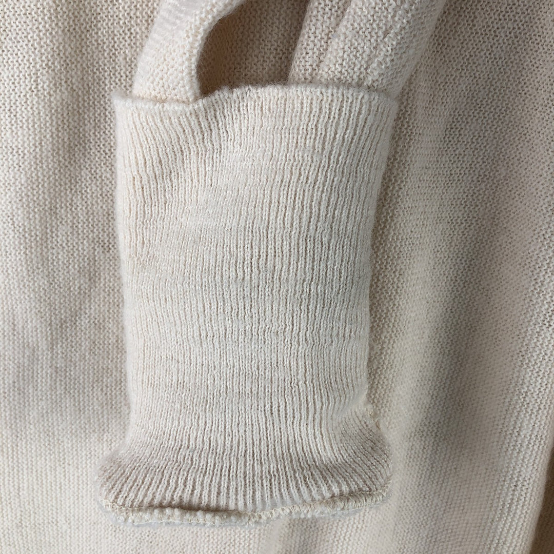 Vintage 60s-70'S JCPenney Towncraft Acrylic Knit Cardigan, Men's XL Oron Acrylic white type Vintage Second Hand