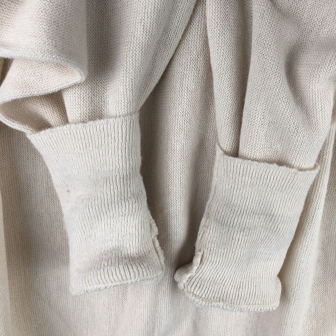 Vintage 60s-70'S JCPenney Towncraft Acrylic Knit Cardigan, Men's XL Oron Acrylic white type Vintage Second Hand