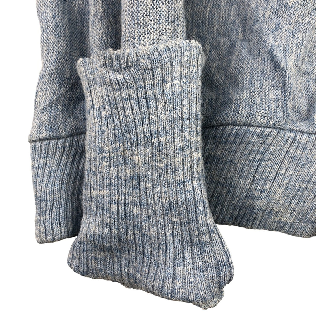 Vintage 1970'S JCPenney acrylic knit cardigan, size M, men's acrylic Blue type light blue Vintage Second Hand