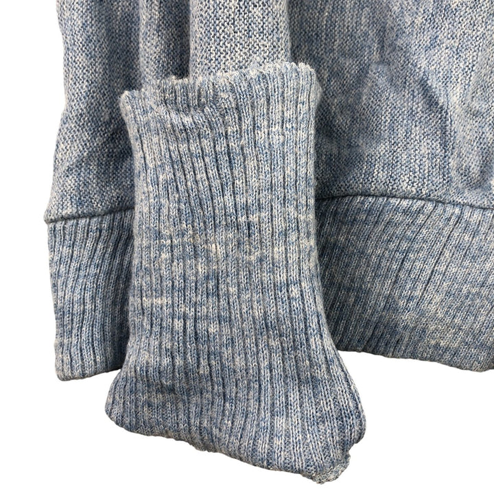 Vintage 1970'S JCPenney acrylic knit cardigan, size M, men's acrylic Blue type light blue Vintage Second Hand