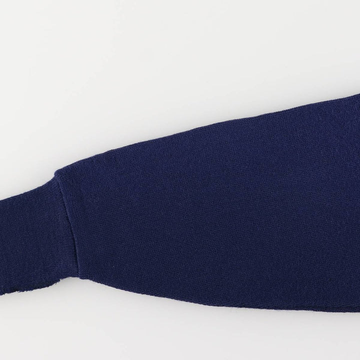 80s-90'S Lacoste IZOD Acrylic Knit Cardigan Made in USA Men's XL Vintage Oron Acrylic navy blue type Vintage Second Hand