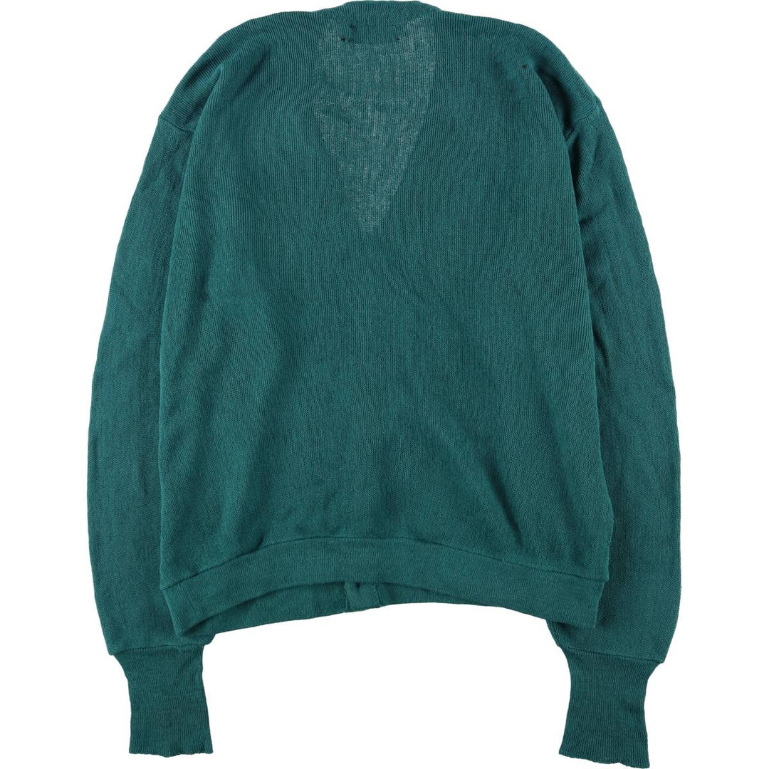 Vintage 90'S Jantzen knit cardigan, made in the USA, size L, men's unclear green type Vintage Second Hand