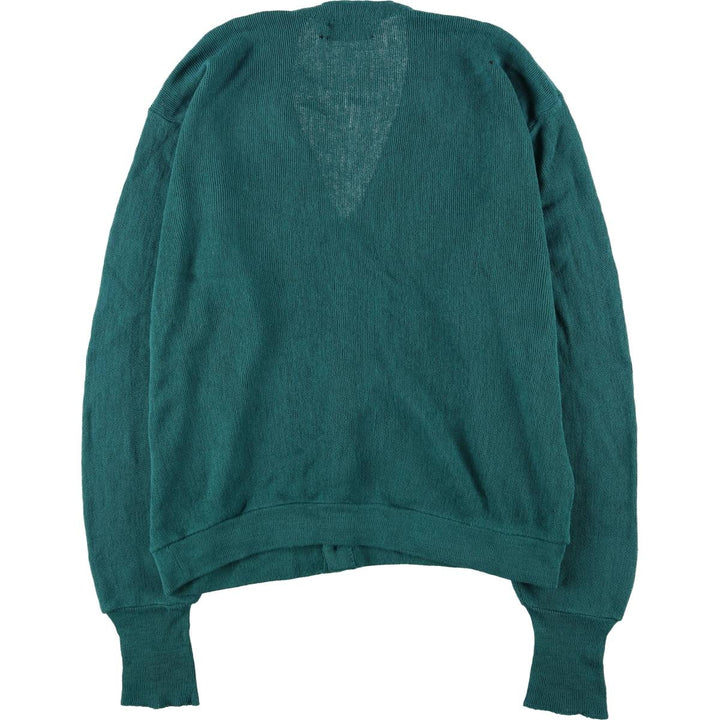 Vintage 90'S Jantzen knit cardigan, made in the USA, size L, men's unclear green type Vintage Second Hand