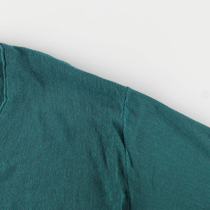 Vintage 90'S Jantzen knit cardigan, made in the USA, size L, men's unclear green type Vintage Second Hand