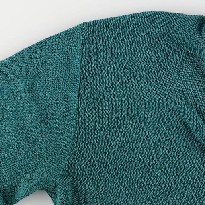 Vintage 90'S Jantzen knit cardigan, made in the USA, size L, men's unclear green type Vintage Second Hand