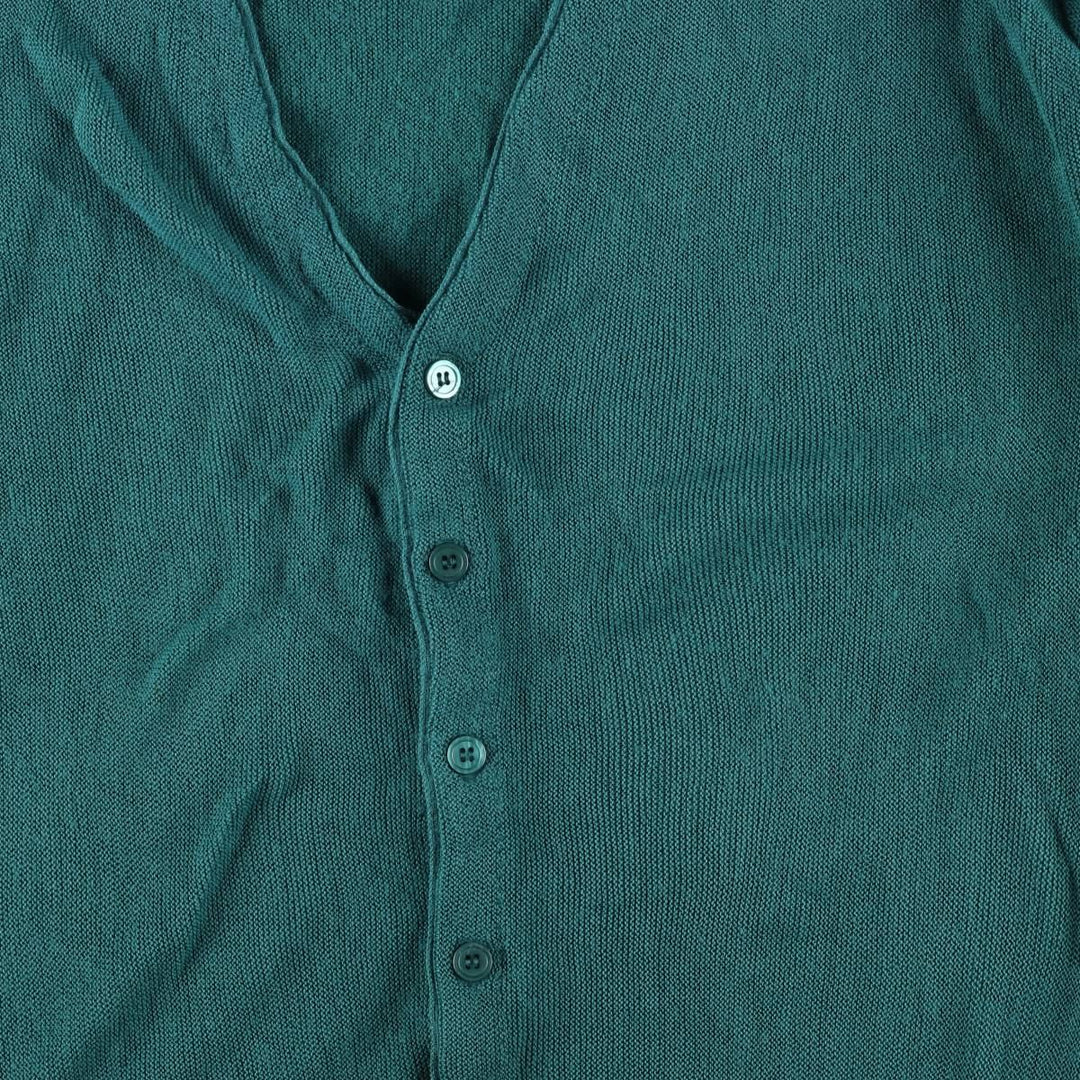 Vintage 90'S Jantzen knit cardigan, made in the USA, size L, men's unclear green type Vintage Second Hand