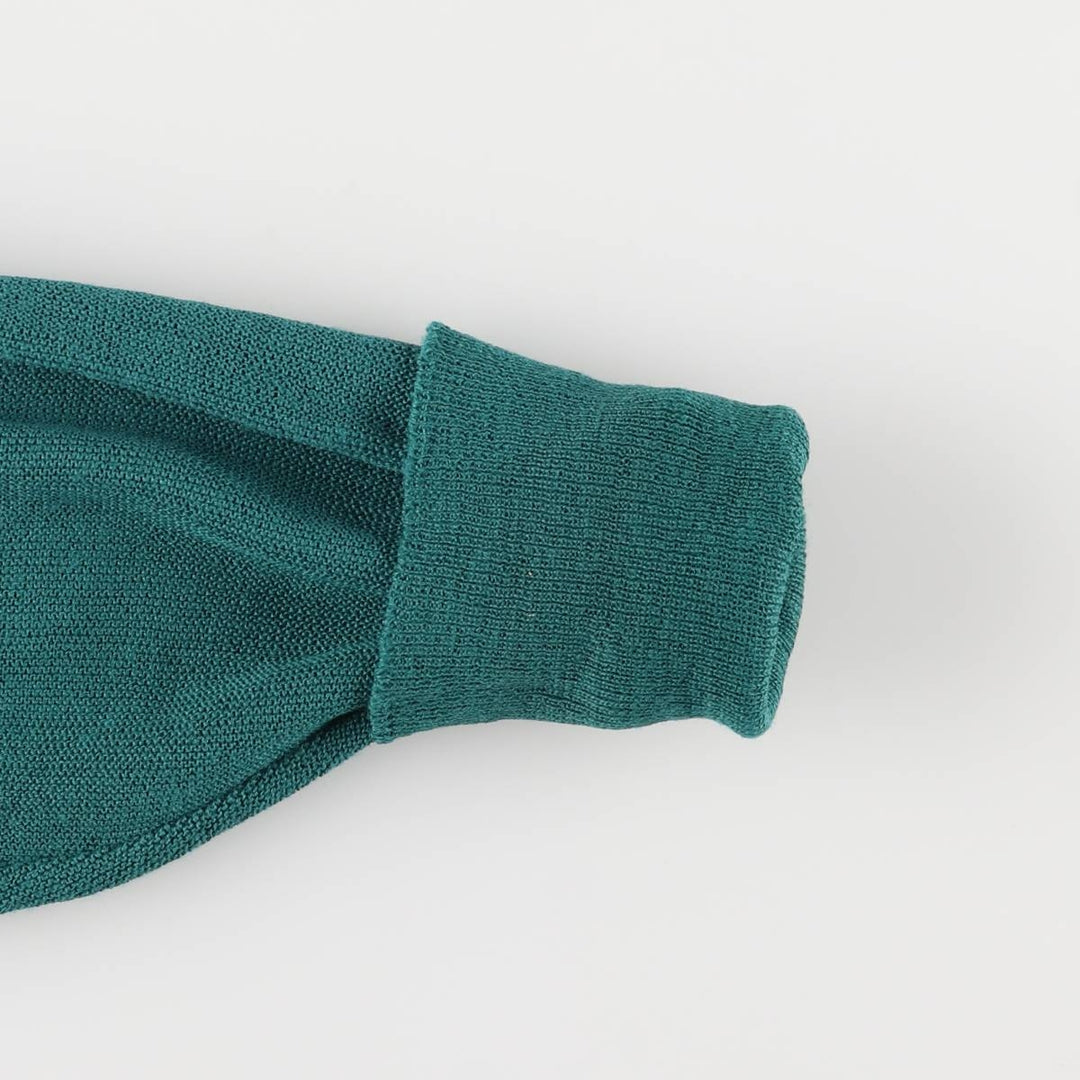 Vintage 90'S Jantzen knit cardigan, made in the USA, size L, men's unclear green type Vintage Second Hand