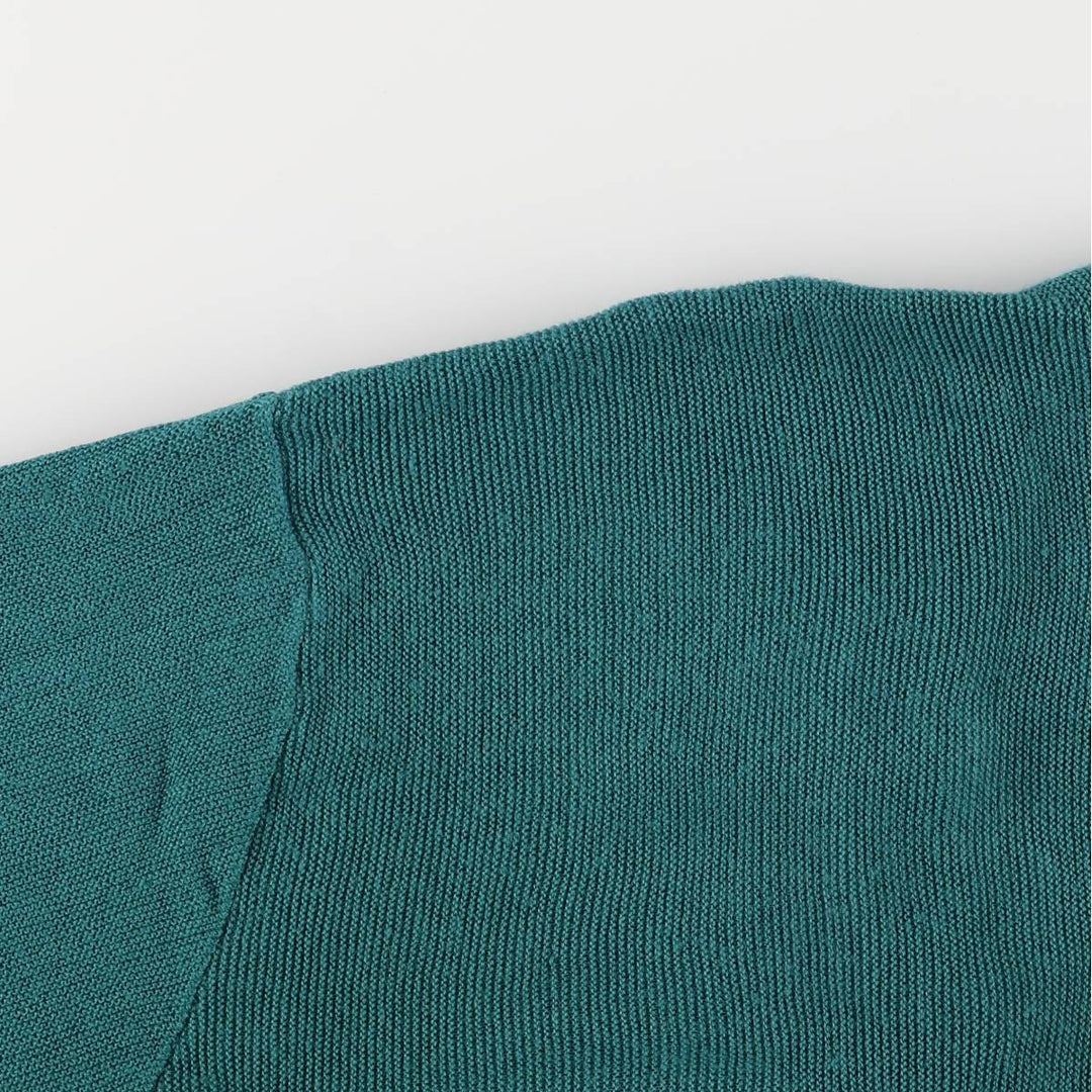 Vintage 90'S Jantzen knit cardigan, made in the USA, size L, men's unclear green type Vintage Second Hand